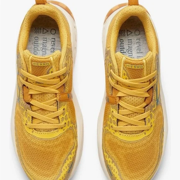 NEW BALANCE FRESH FOAM X HIERRO V8 COLOR MUSTARD SNEAKERS SIZE: 6.5 WOMENS - Picture 7 of 10